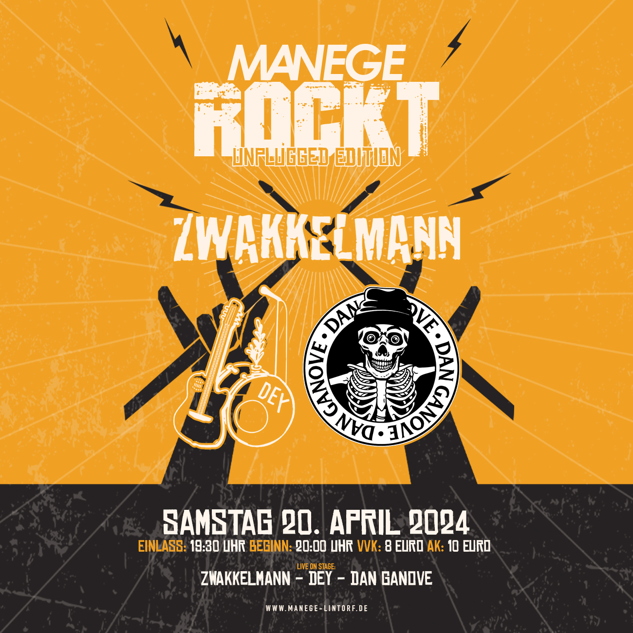 Plakat Manege Rockt