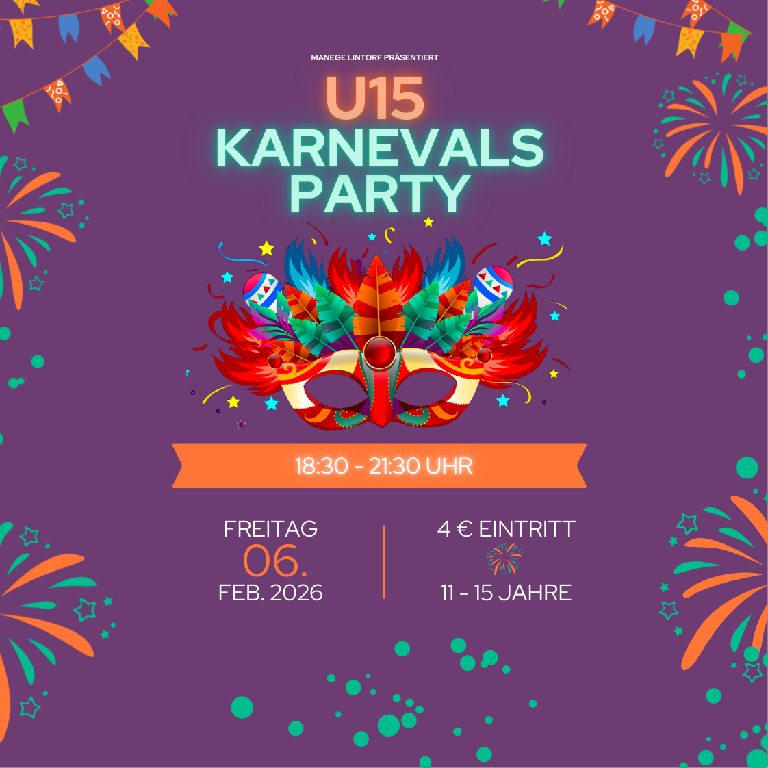 U15 Homepage Karneval